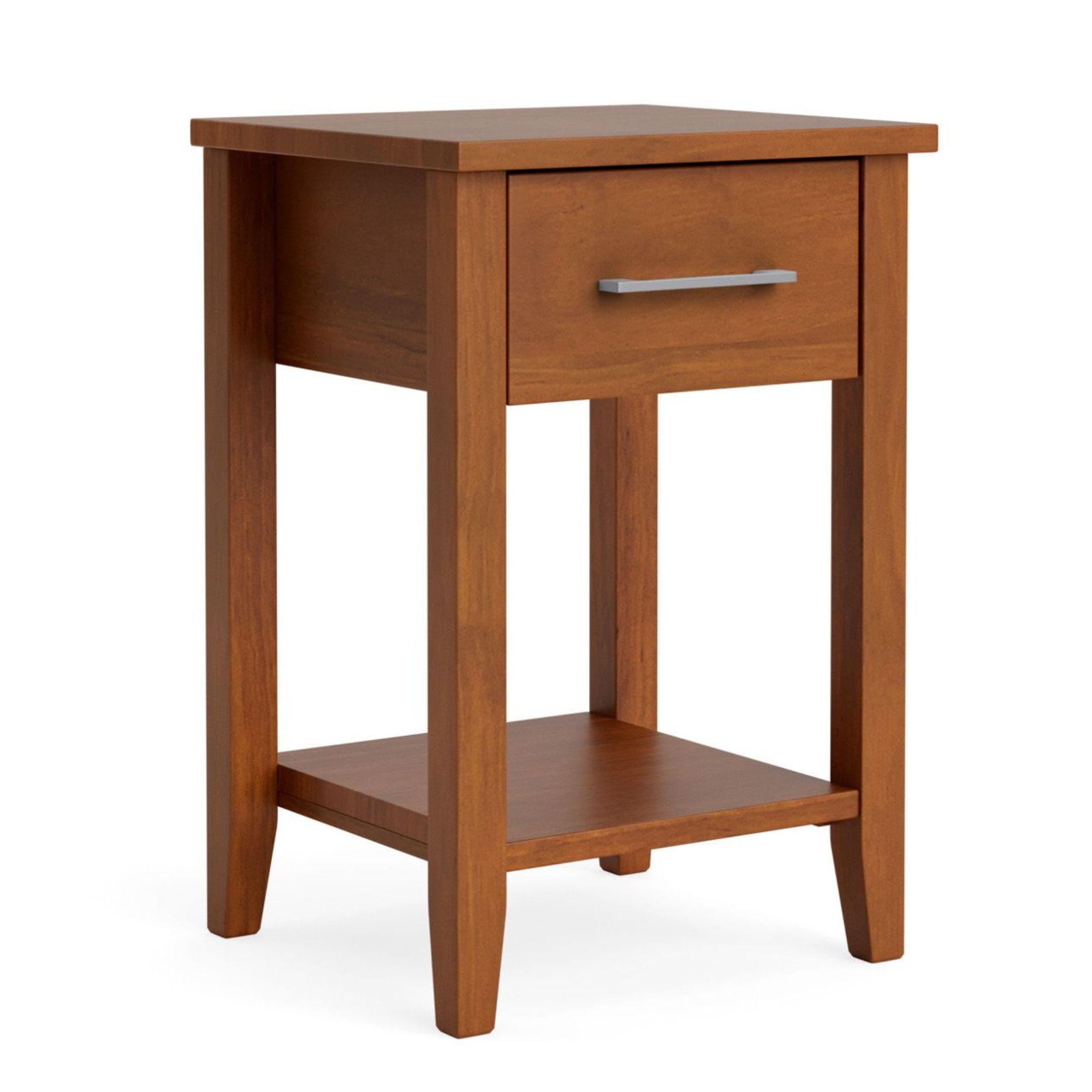 Ivydale Ash Slim 1 Drawer Bedside Cabinet | NZ Made