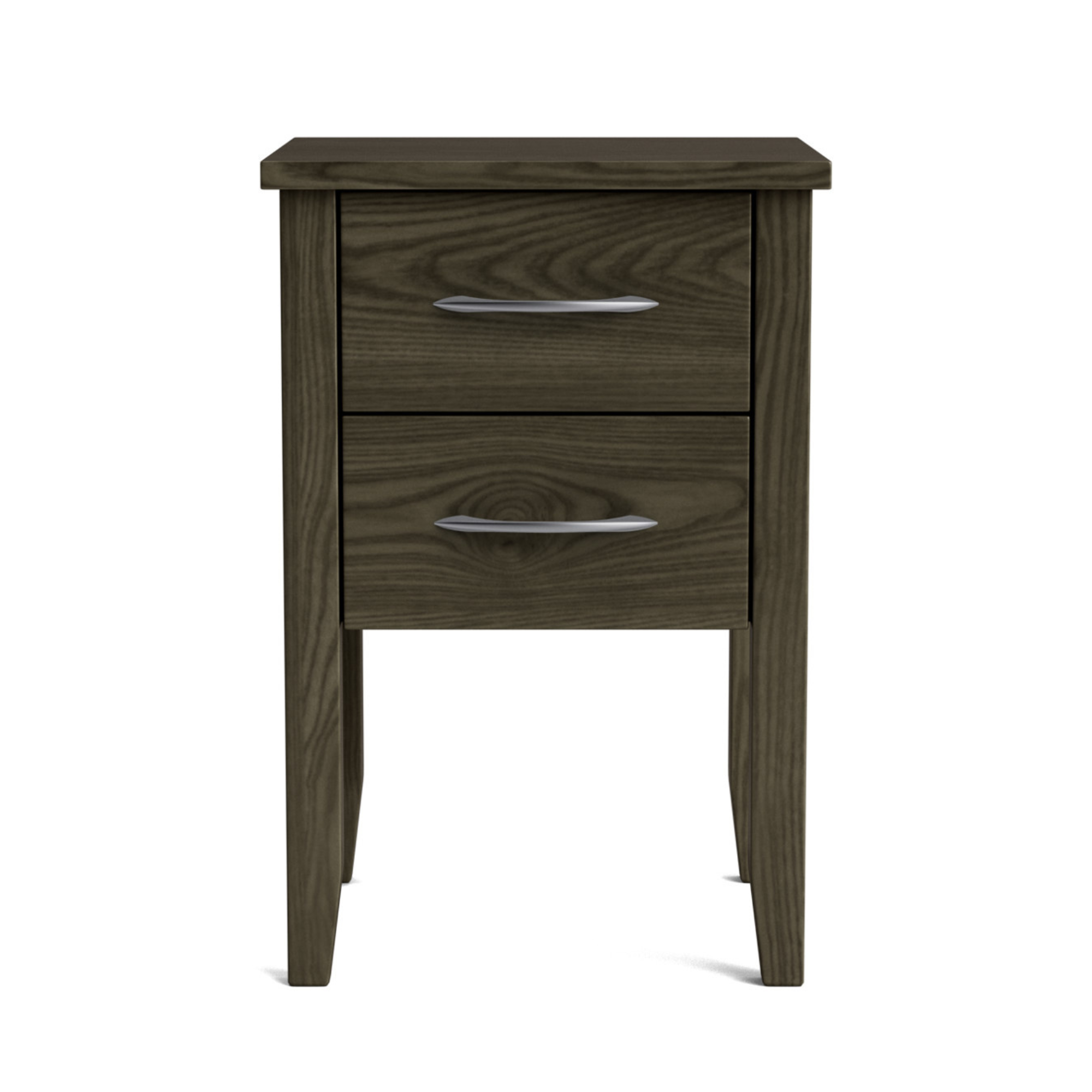Ivydale Ash Slim 2 Drawer Bedside Cabinet | NZ Made