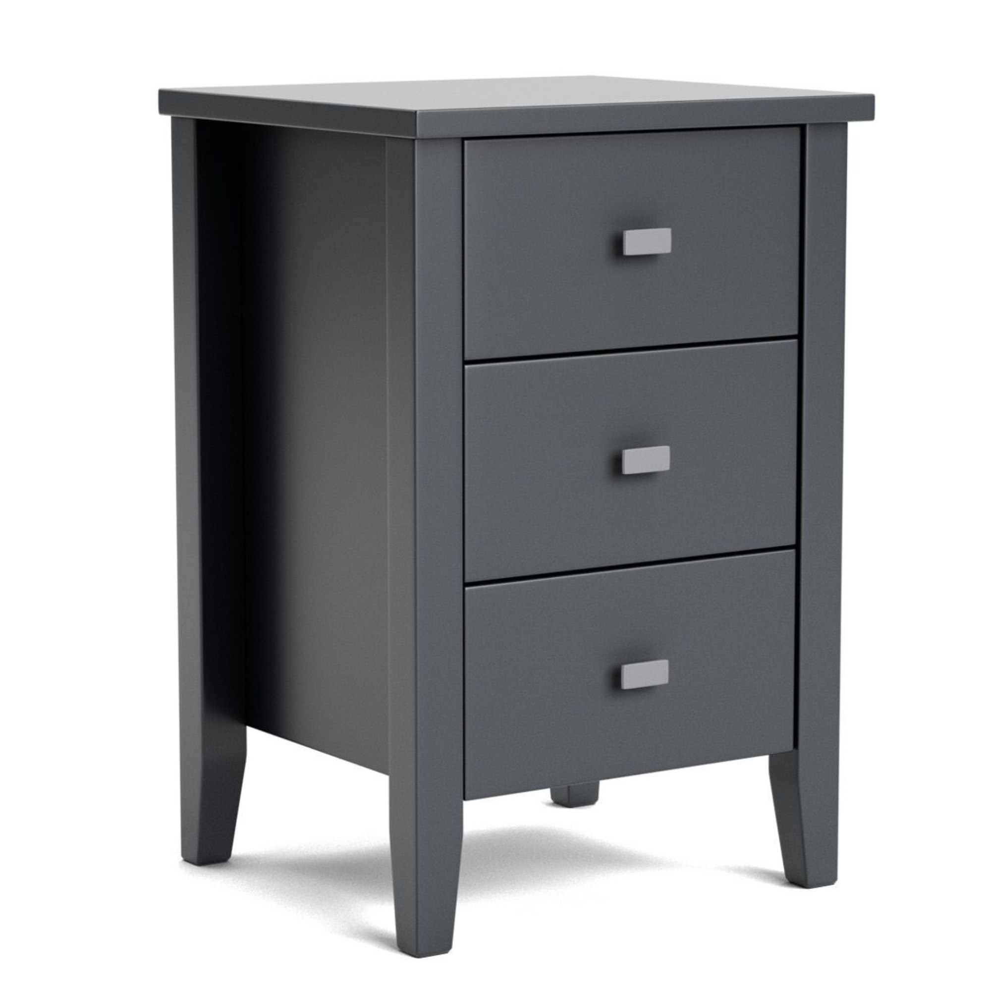 IVYDALE 3 DRAWER SLIM BEDSIDE CABINET | PINE OR AMERICAN ASH | NZ MADE