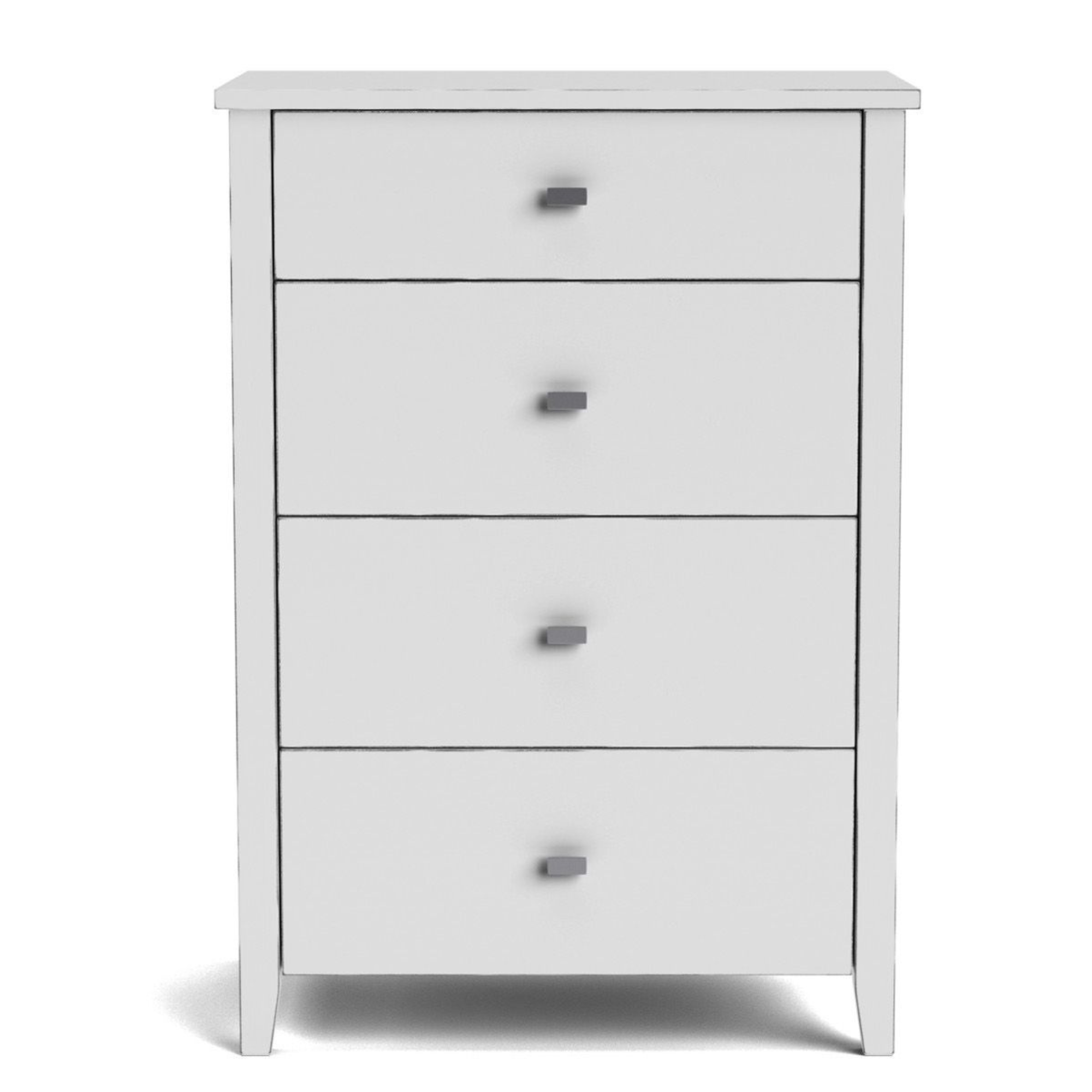 Ivydale Pine 4 Drawer Slimboy | NZ Made