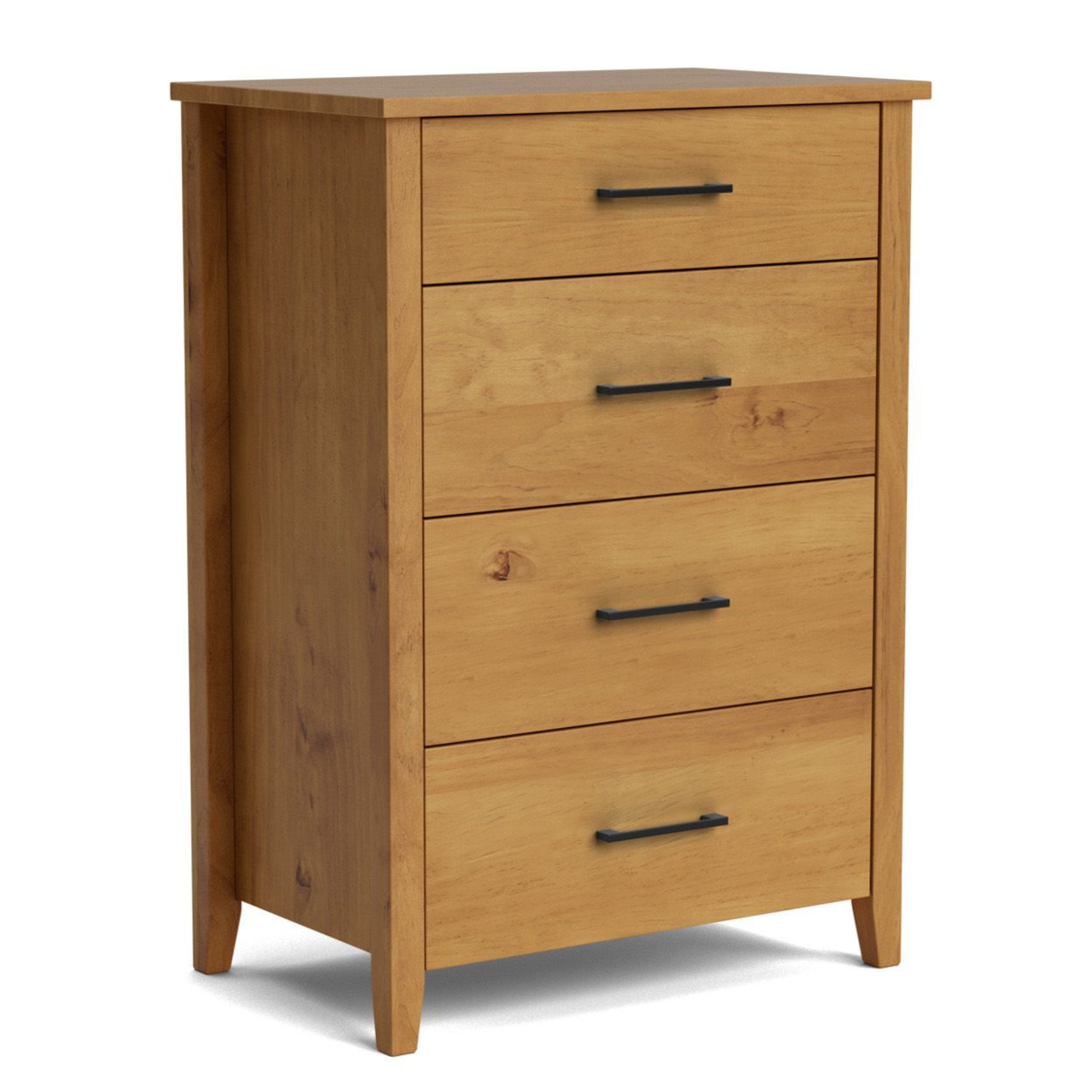 IVYDALE 4 DRAWER SLIMBOY | PINE OR AMERICAN ASH | NZ MADE