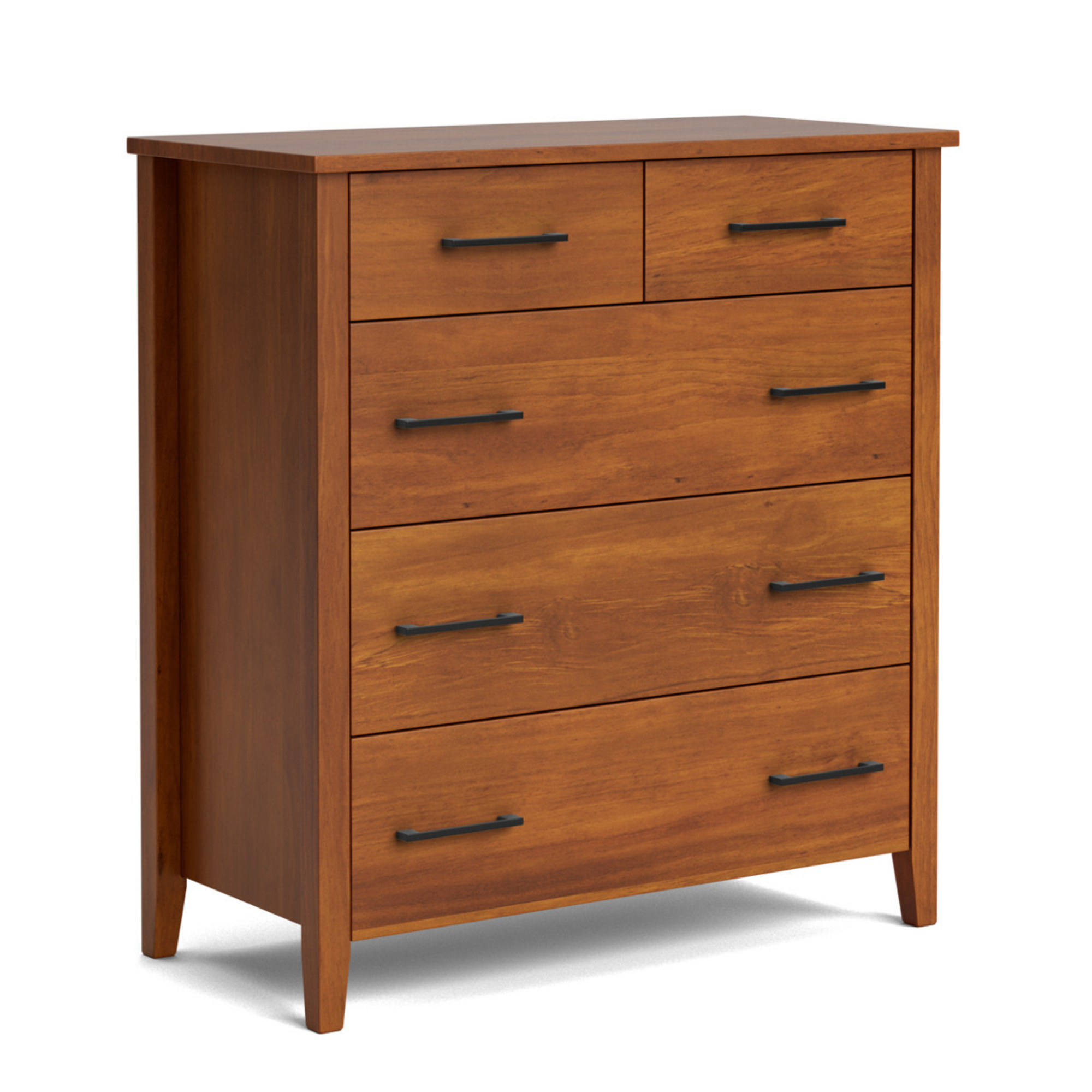Ivydale Pine 5 Drawer Tallboy | NZ Made