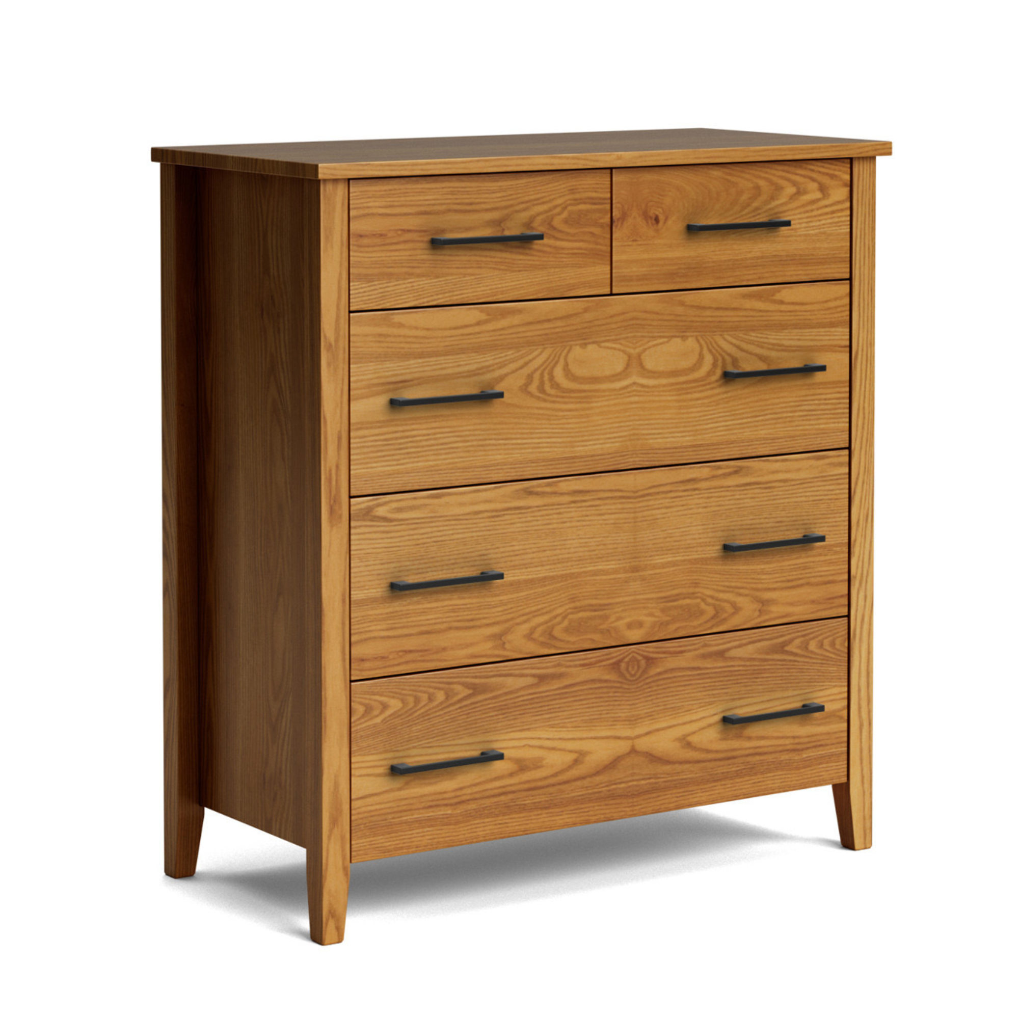 Ivydale Ash 5 Drawer Tallboy | NZ Made