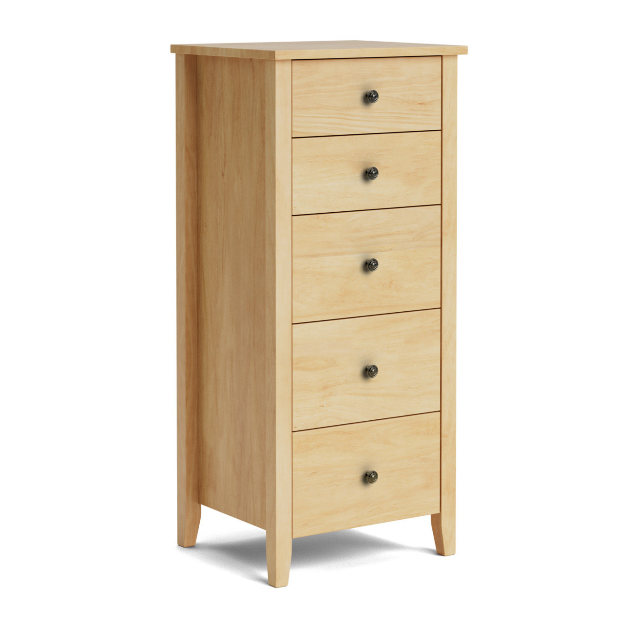 Ivydale Pine 5 Drawer Lingerie Chest | NZ Made