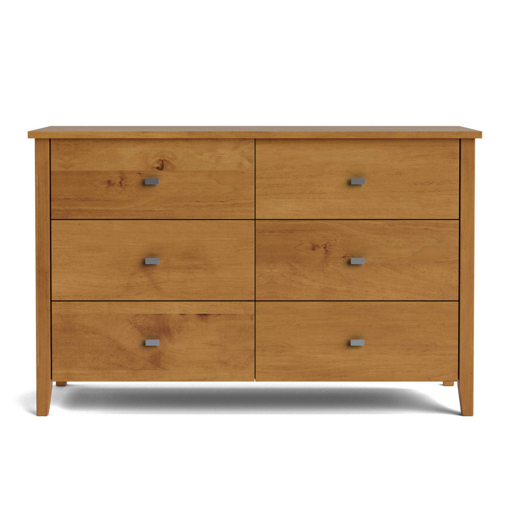 Ivydale Pine 6 Drawer Lowboy | NZ Made