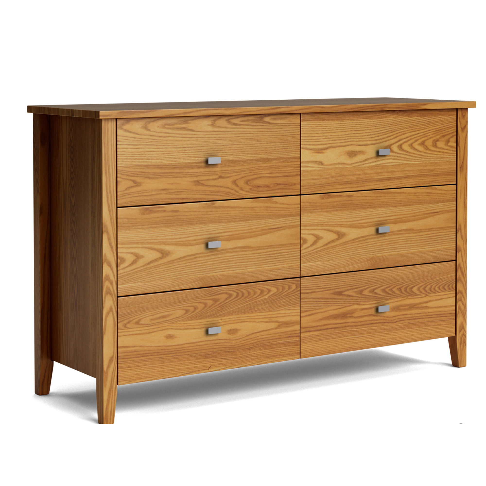 Ivydale Ash 6 Drawer Lowboy | NZ Made