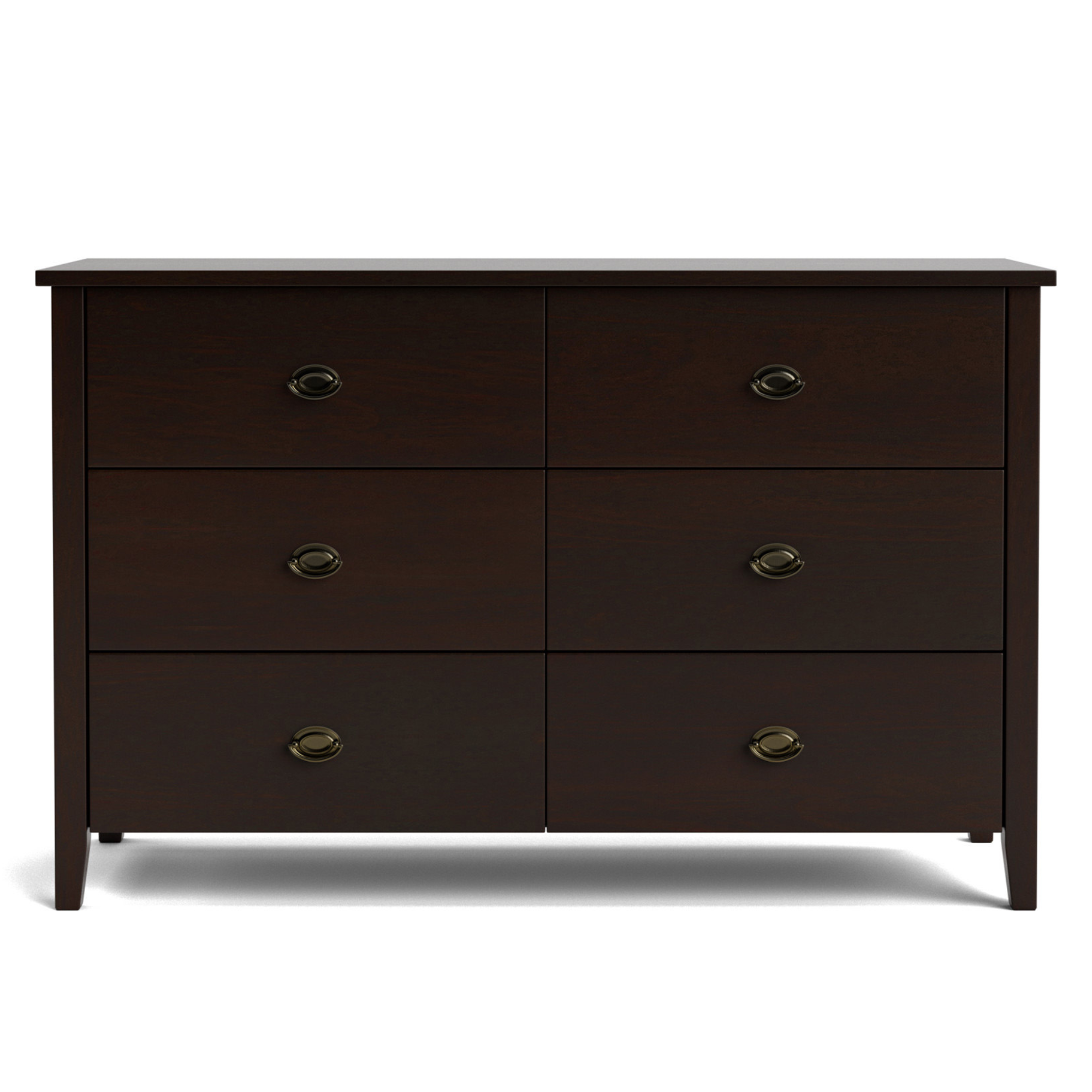 Ivydale Pine 6 Drawer Lowboy | NZ Made