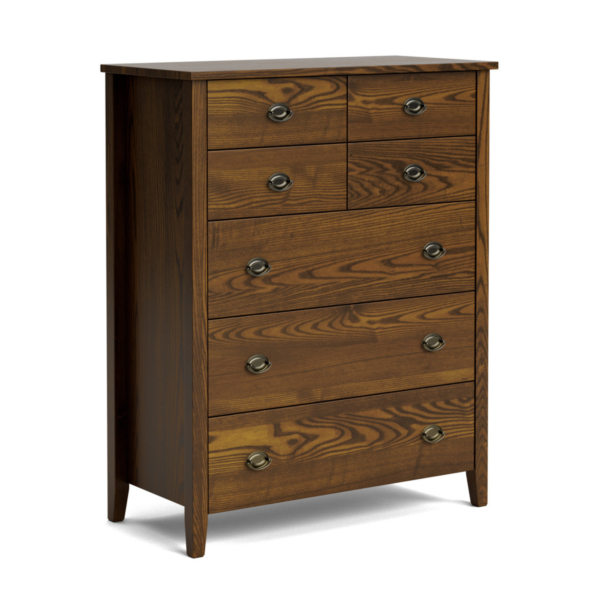 Ivydale Ash 7 Drawer Tallboy | NZ Made