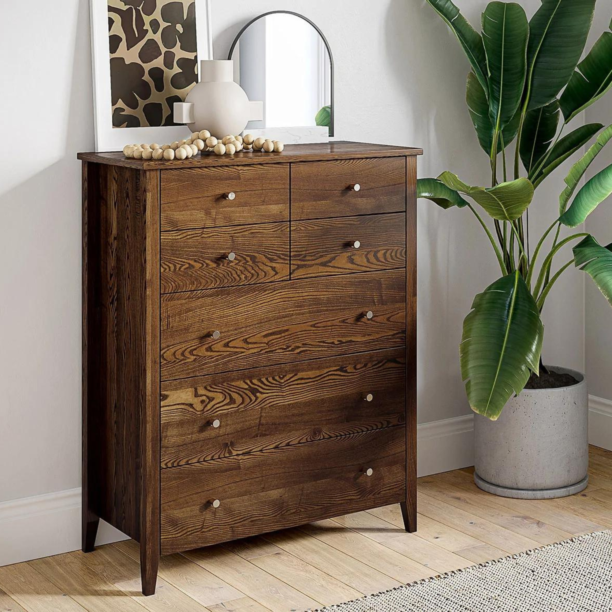 Ivydale Ash 7 Drawer Tallboy | NZ Made