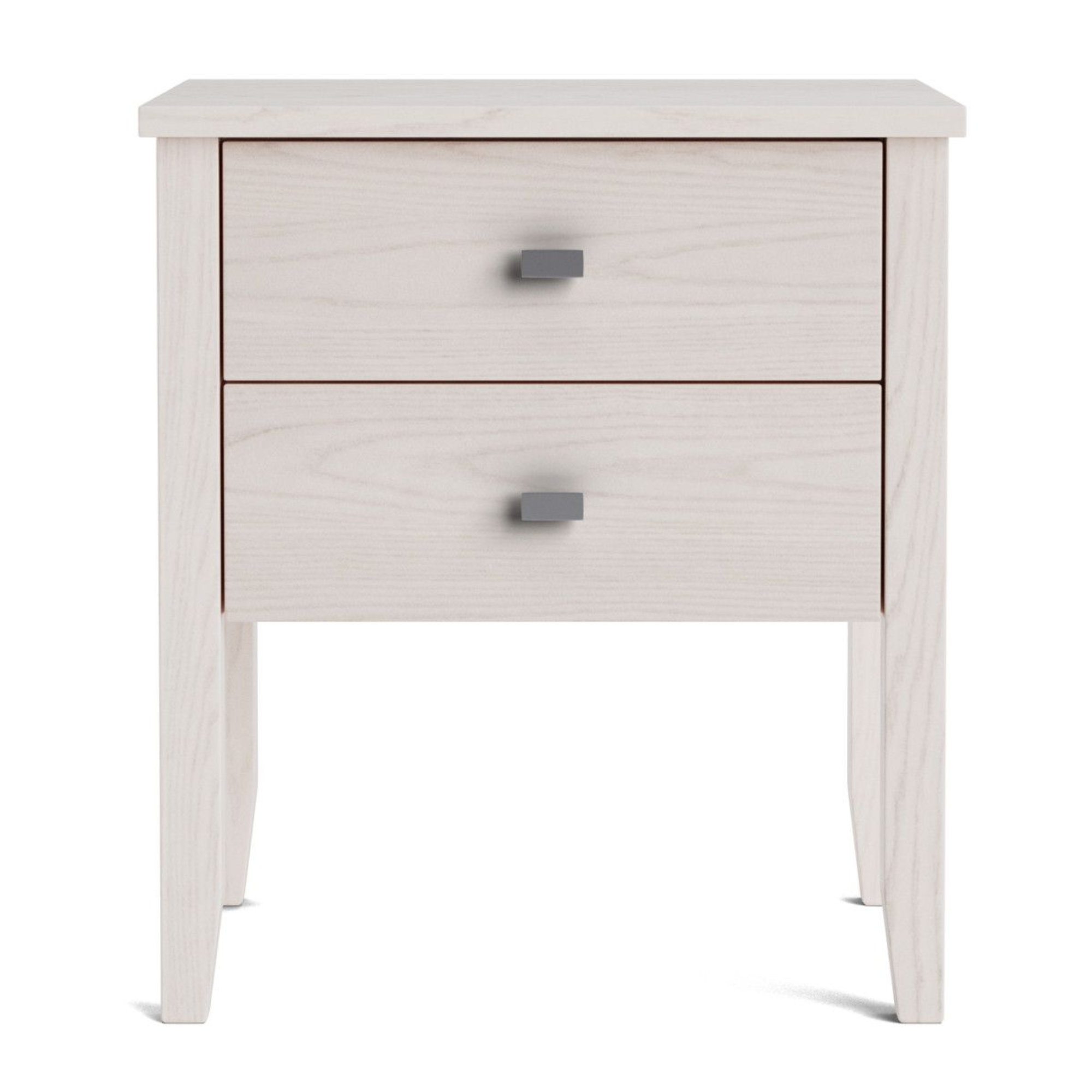 Ivydale Ash 2 Drawer Wide Bedside Cabinet | NZ Made