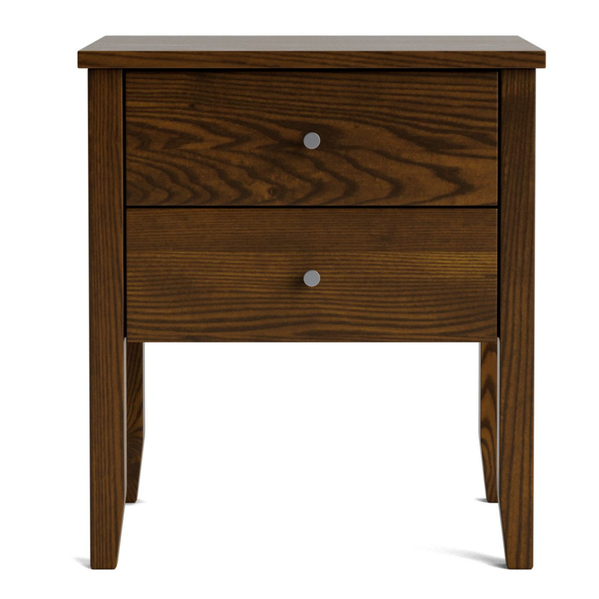 IVYDALE 2 DRAWER WIDE BEDSIDE CABINET | PINE OR AMERICAN ASH | NZ MADE