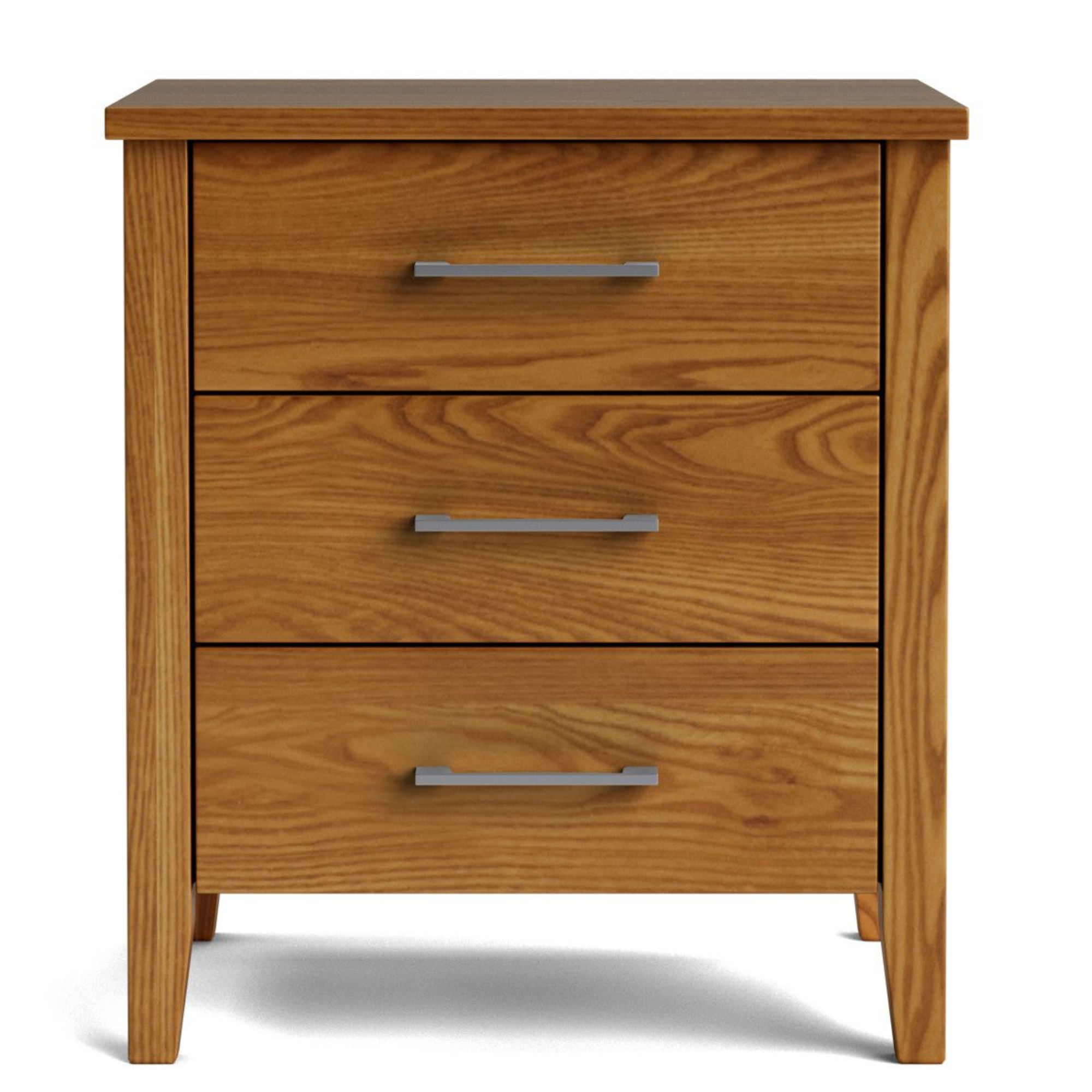 IVYDALE 3 DRAWER WIDE BEDSIDE CABINET | PINE OR AMERICAN ASH | NZ MADE