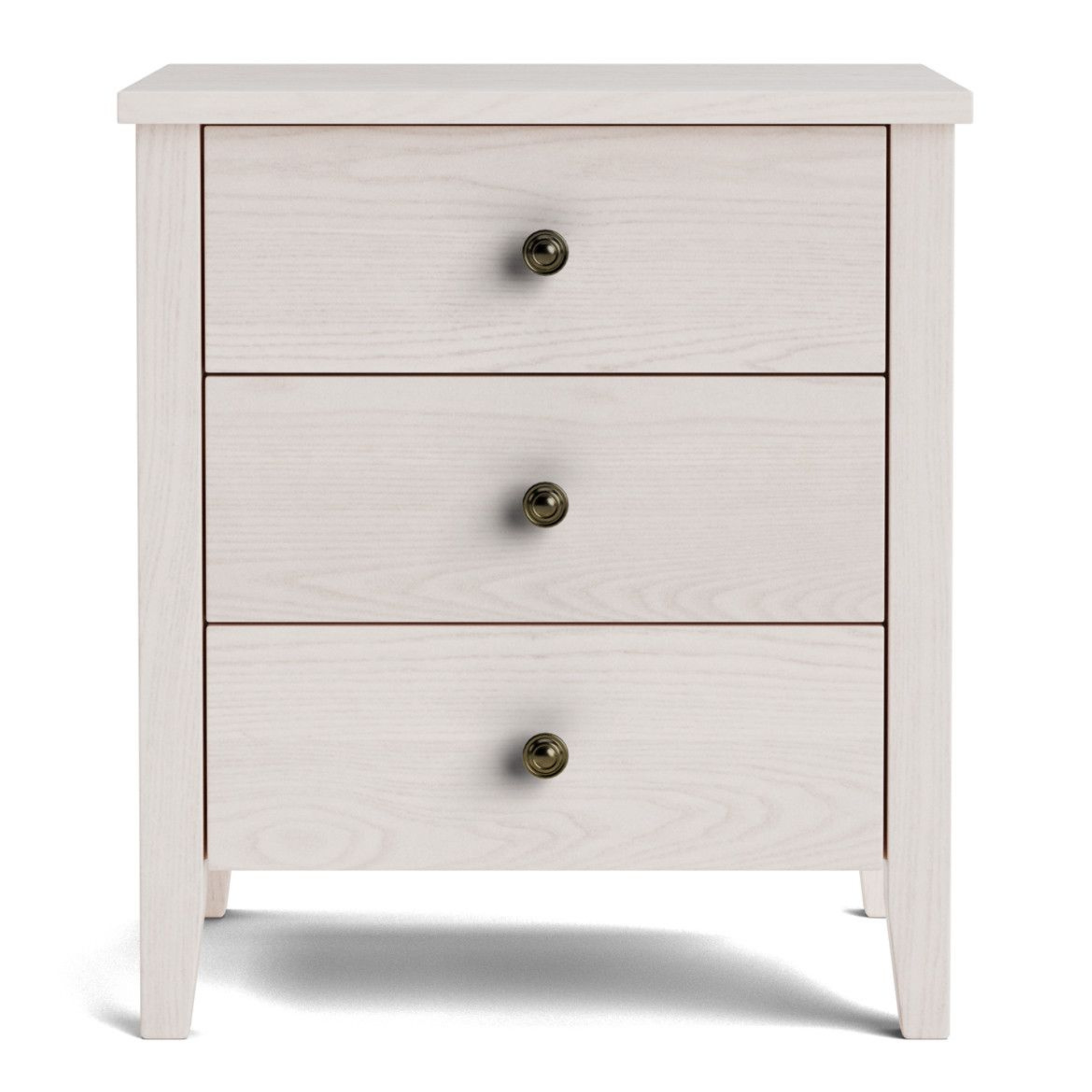 IVYDALE 3 DRAWER WIDE BEDSIDE CABINET | PINE OR AMERICAN ASH | NZ MADE
