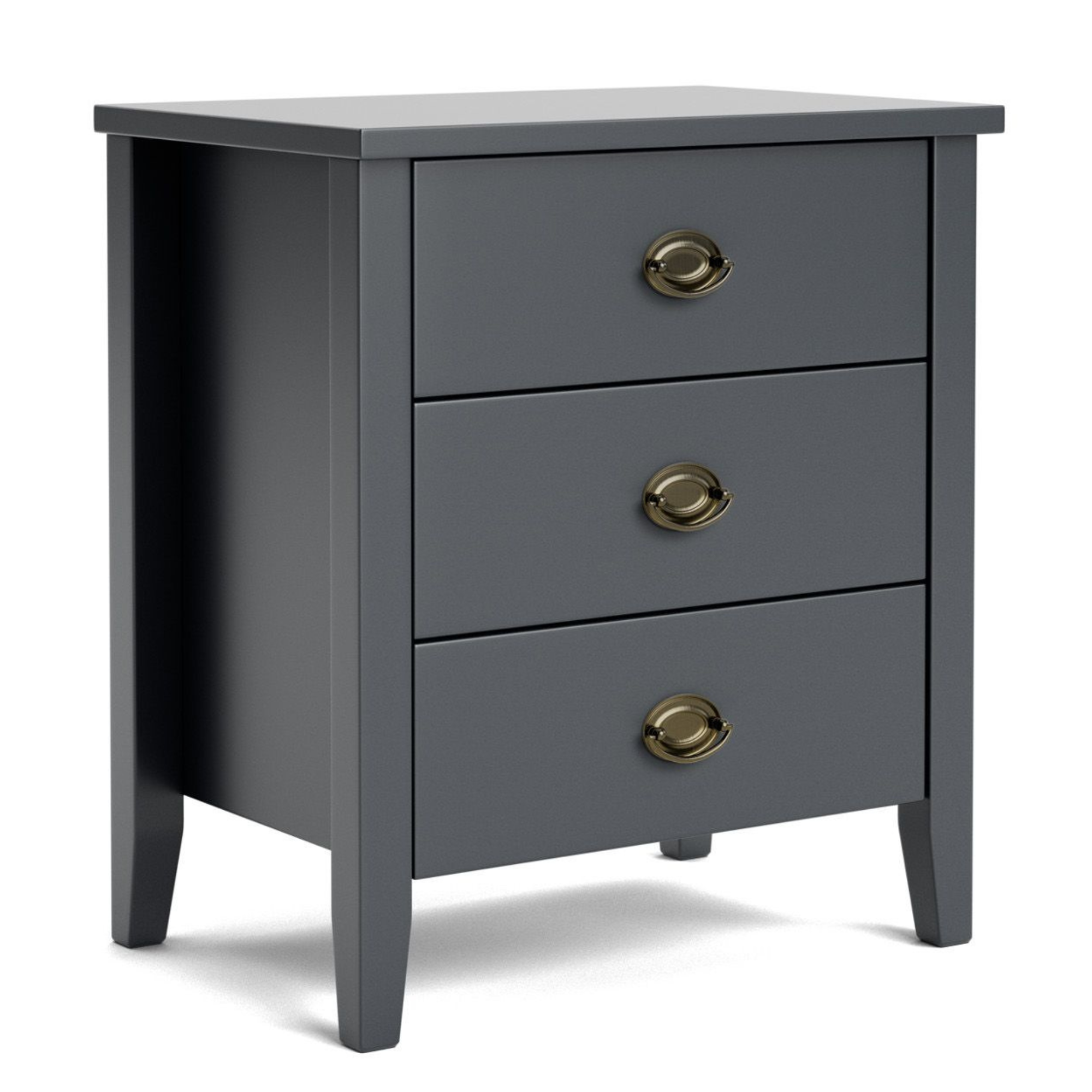 IVYDALE 3 DRAWER WIDE BEDSIDE CABINET | PINE OR AMERICAN ASH | NZ MADE