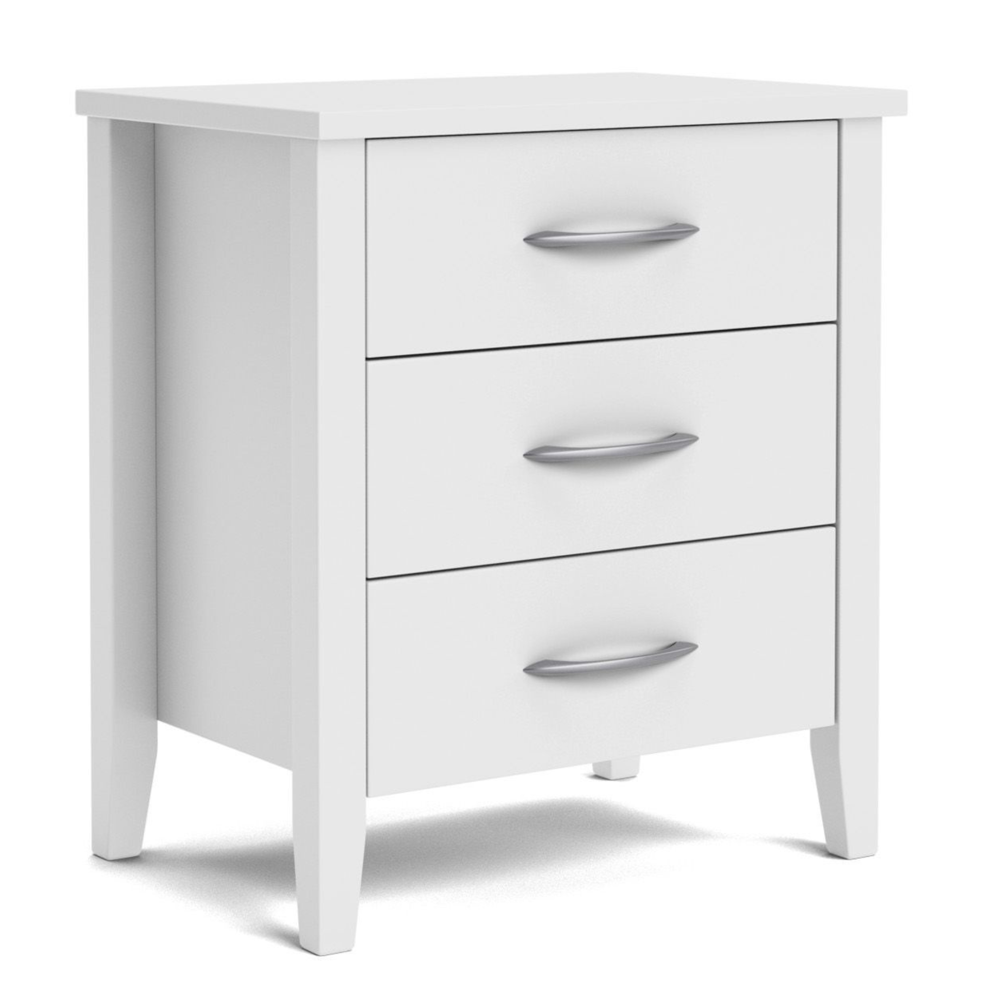 IVYDALE 3 DRAWER WIDE BEDSIDE CABINET | PINE OR AMERICAN ASH | NZ MADE
