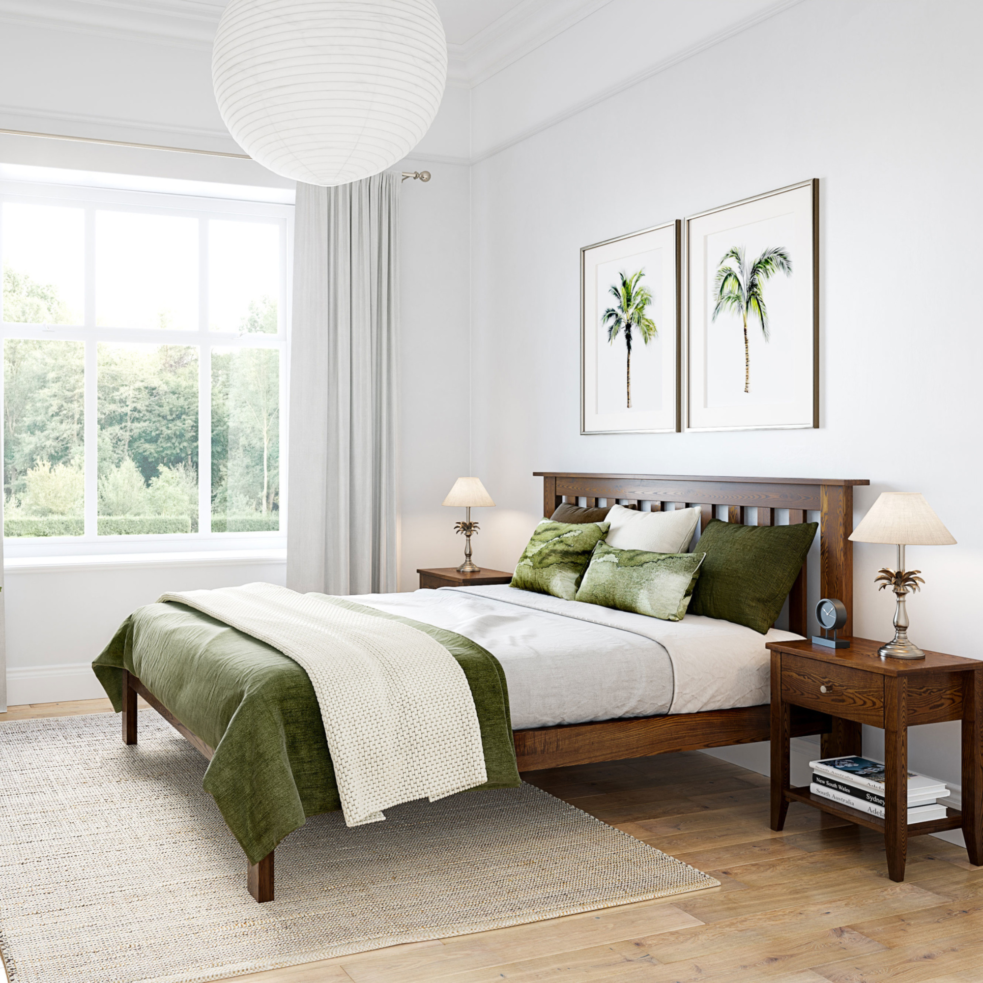 Ivydale Pine Slatted Headboard | NZ Made