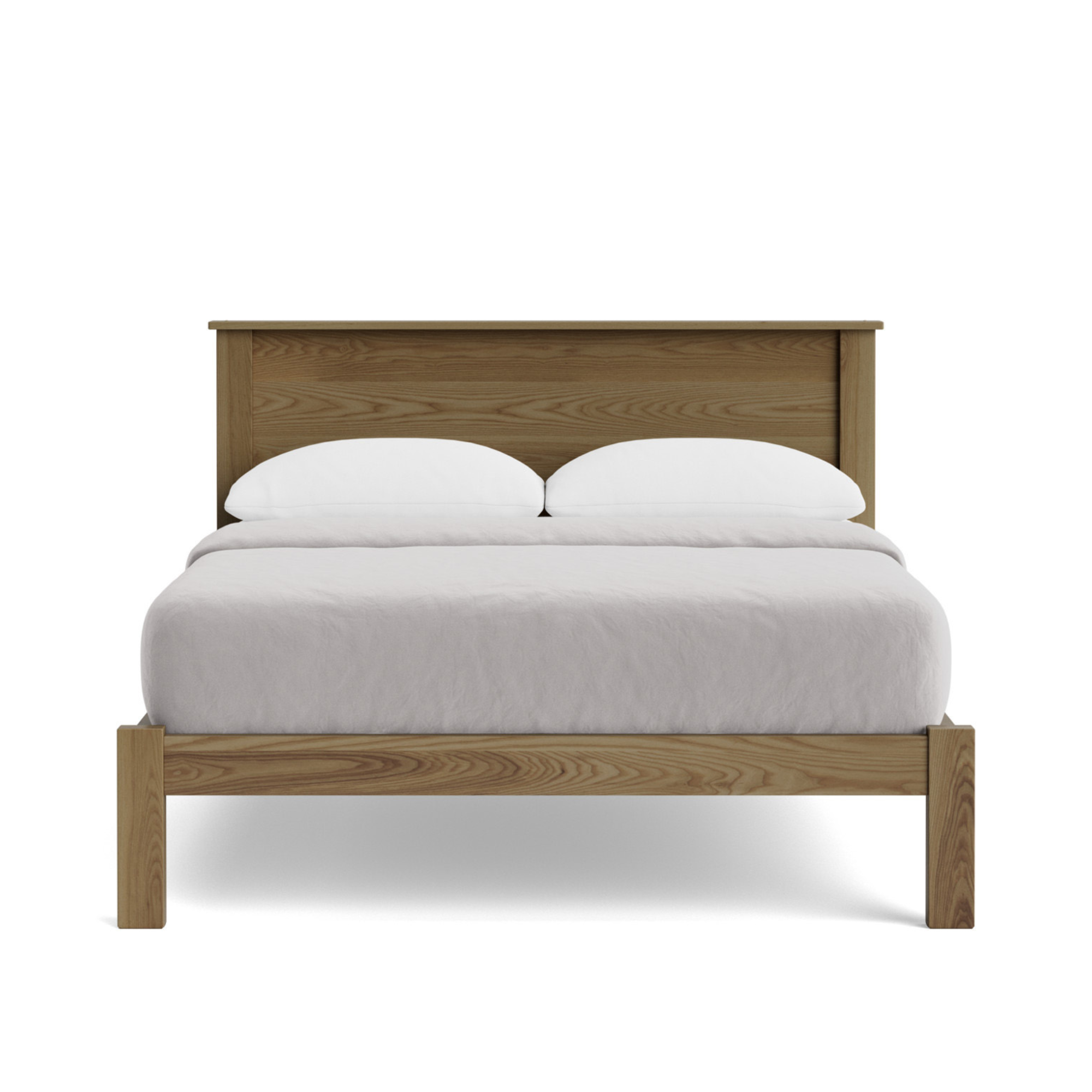 Ivydale Ash Panelled Low-Foot Slat Bed | NZ Made