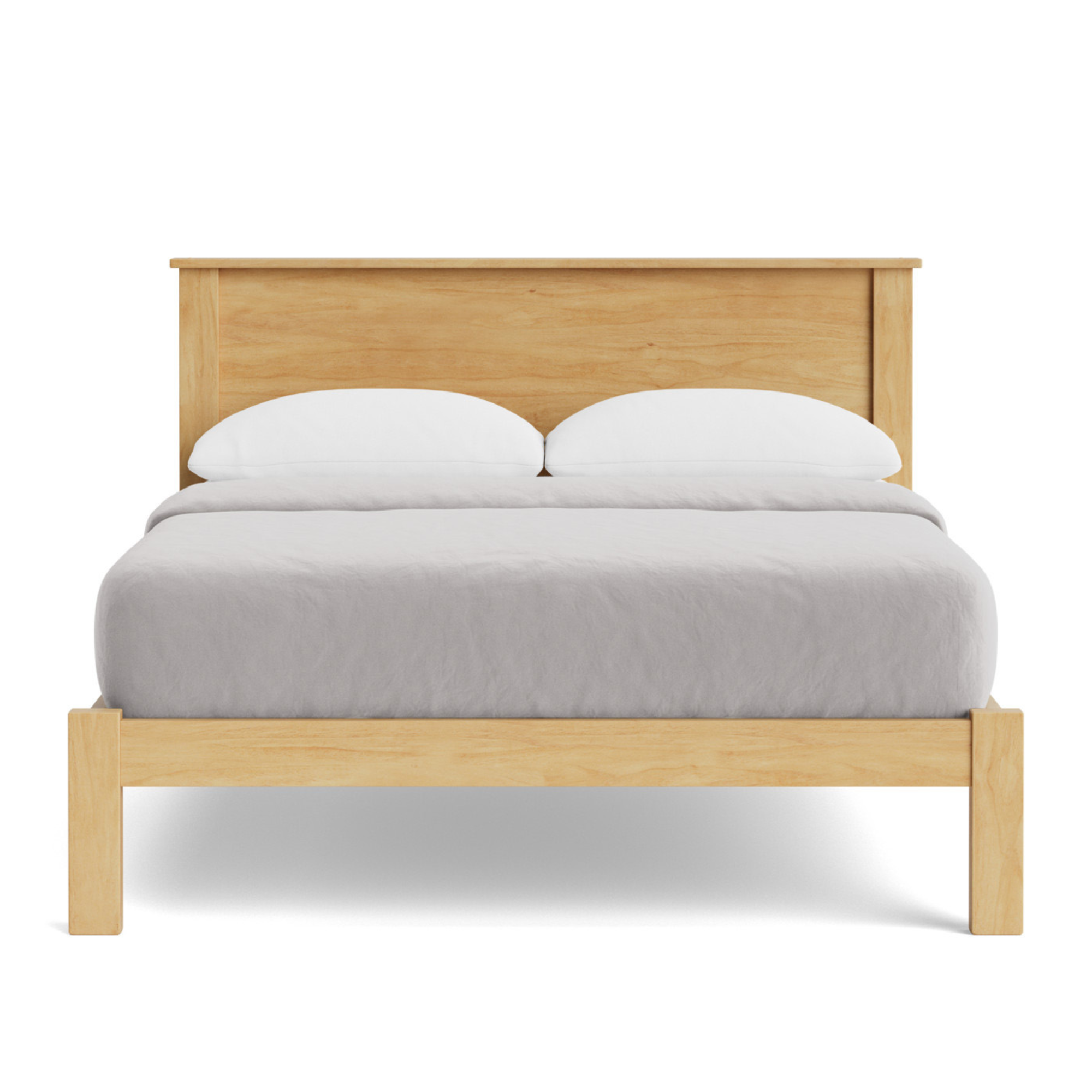 Ivydale Ash Panelled Low-Foot Slat Bed | NZ Made