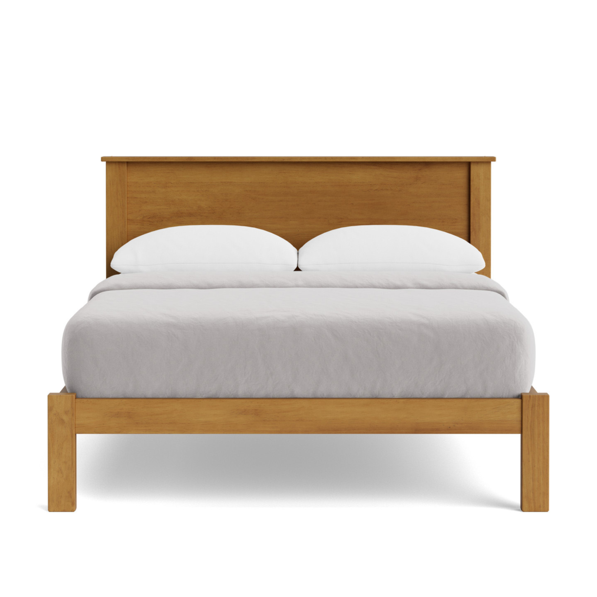 Ivydale Pine Panelled Low-Foot Slat Bed | NZ Made