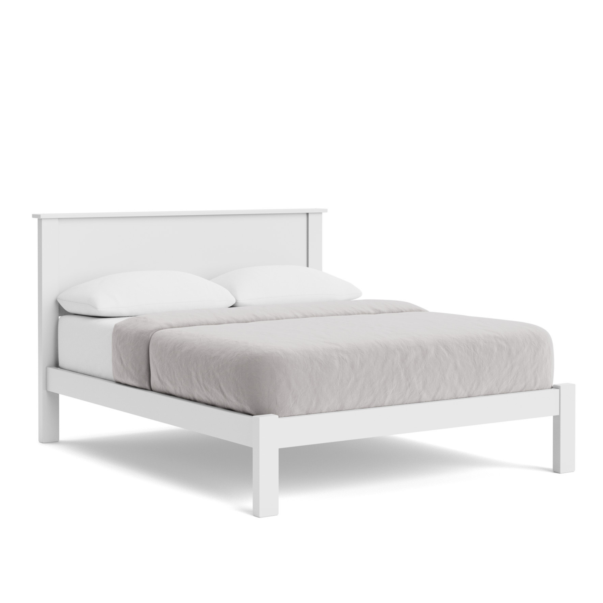 Ivydale Pine Panelled Low-Foot Slat Bed | NZ Made
