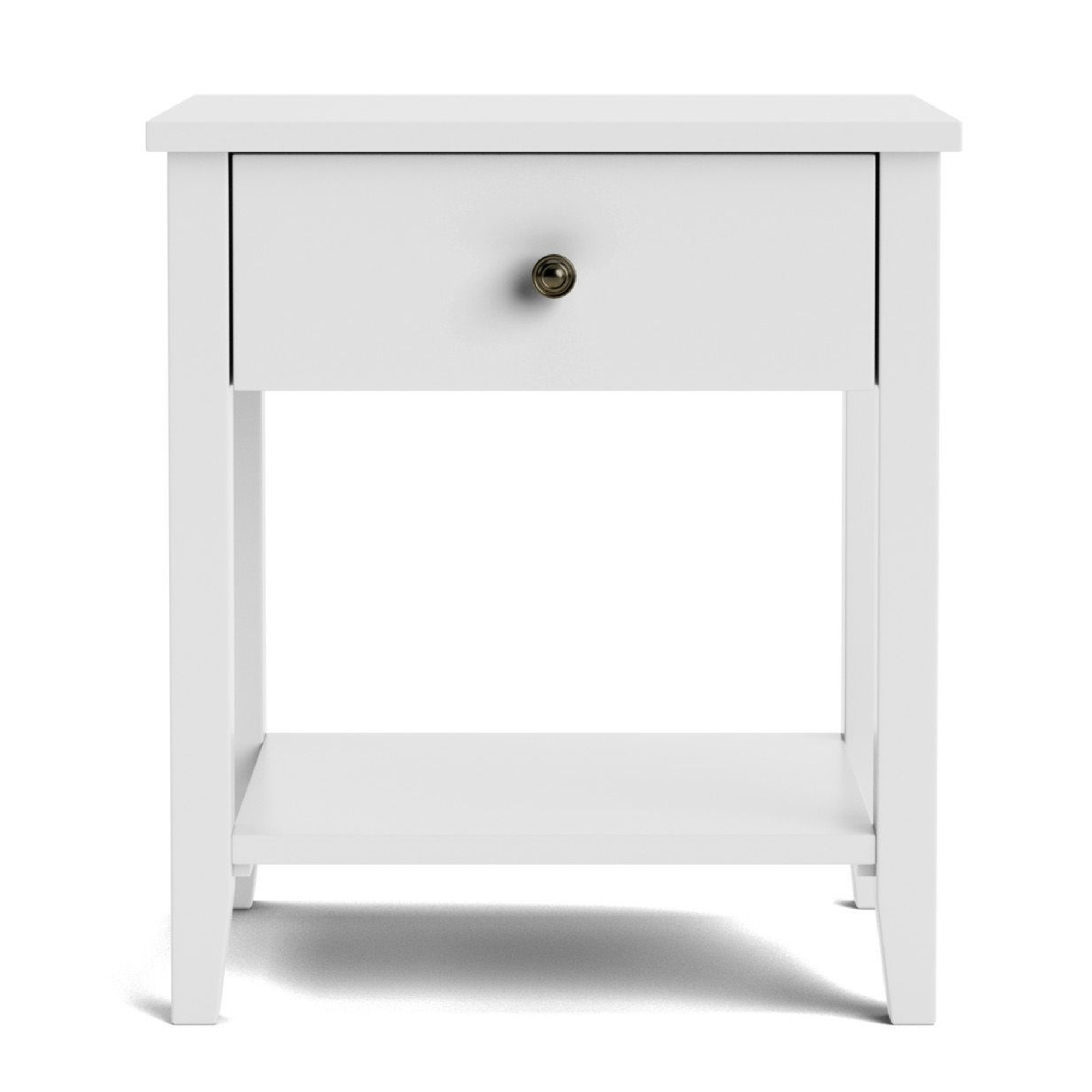 Ivydale Ash 1 Drawer Wide Bedside Cabinet | NZ Made