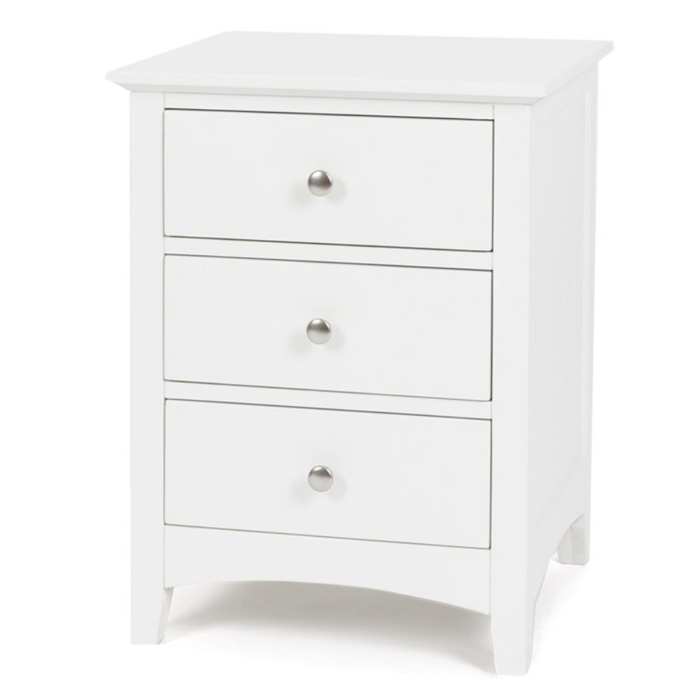 JESSICA 3 DRAWER BEDSIDE TABLE