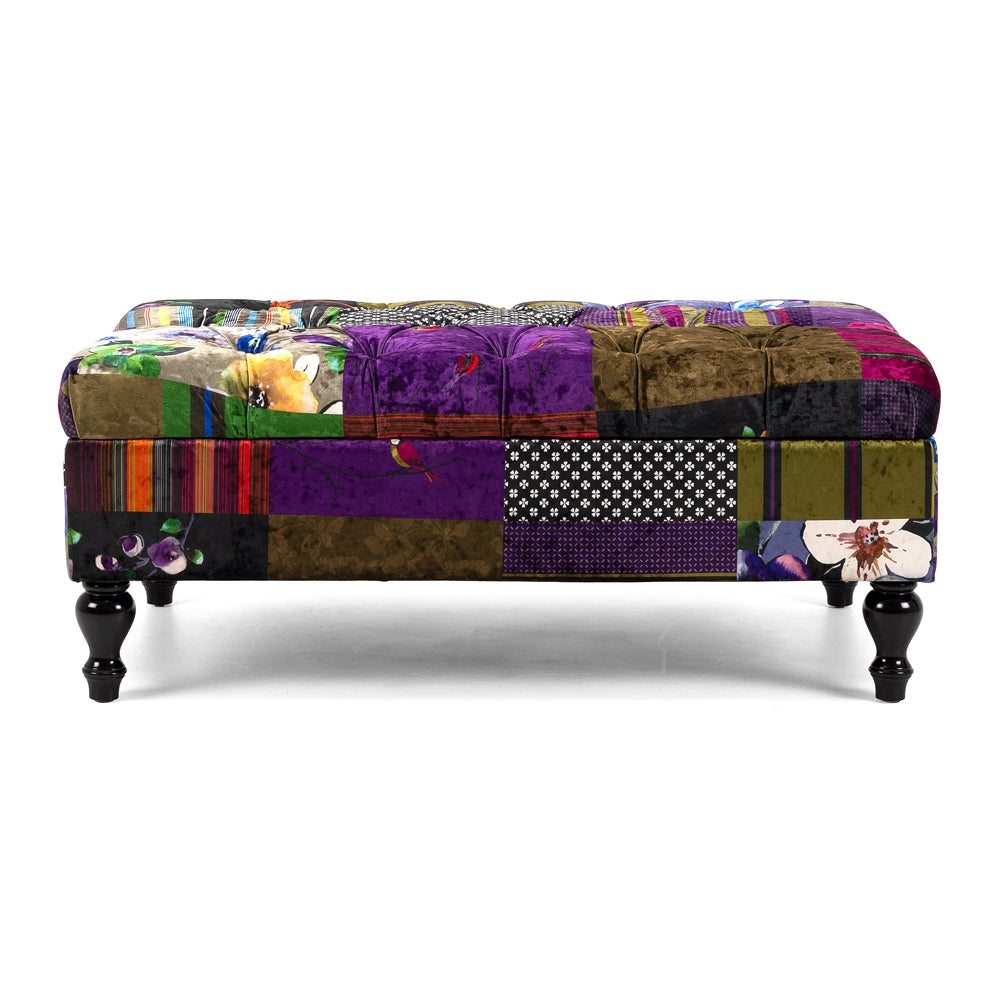 PATCHWORK OTTOMAN