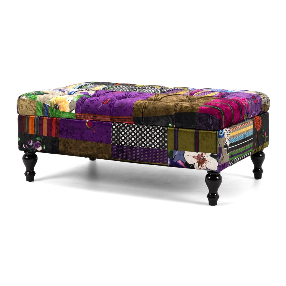 PATCHWORK OTTOMAN