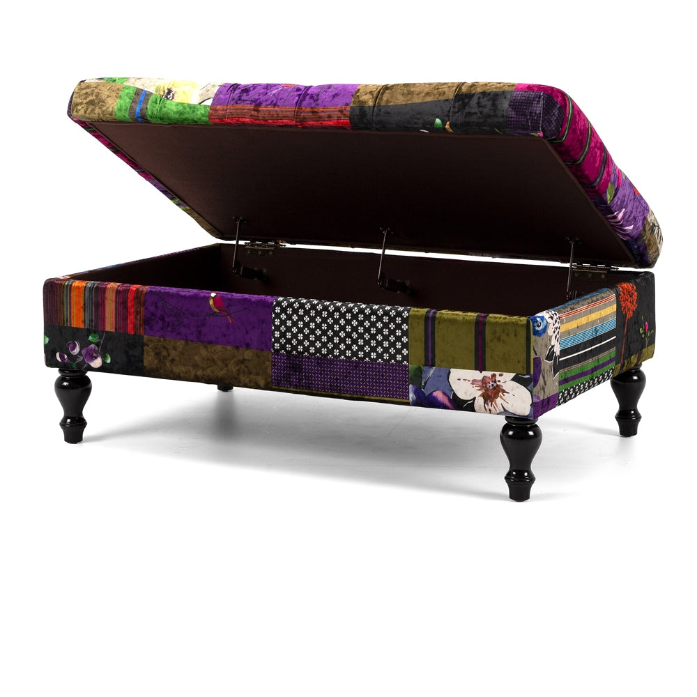 PATCHWORK OTTOMAN