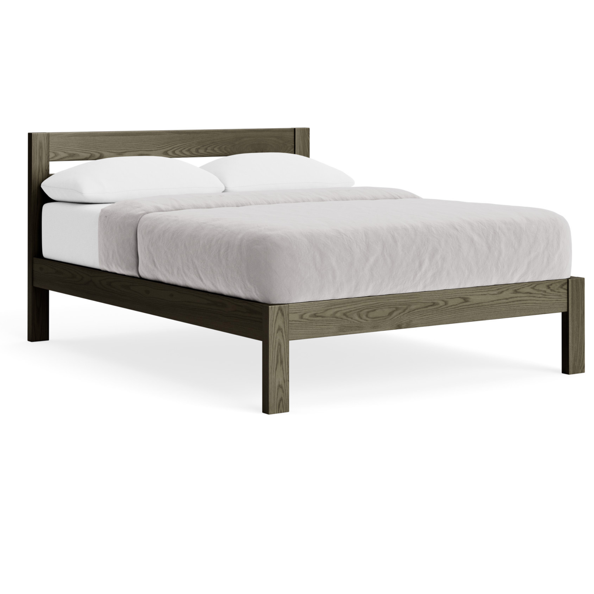 Omoto Ash Slat Bed | Slatted headboard | NZ Made