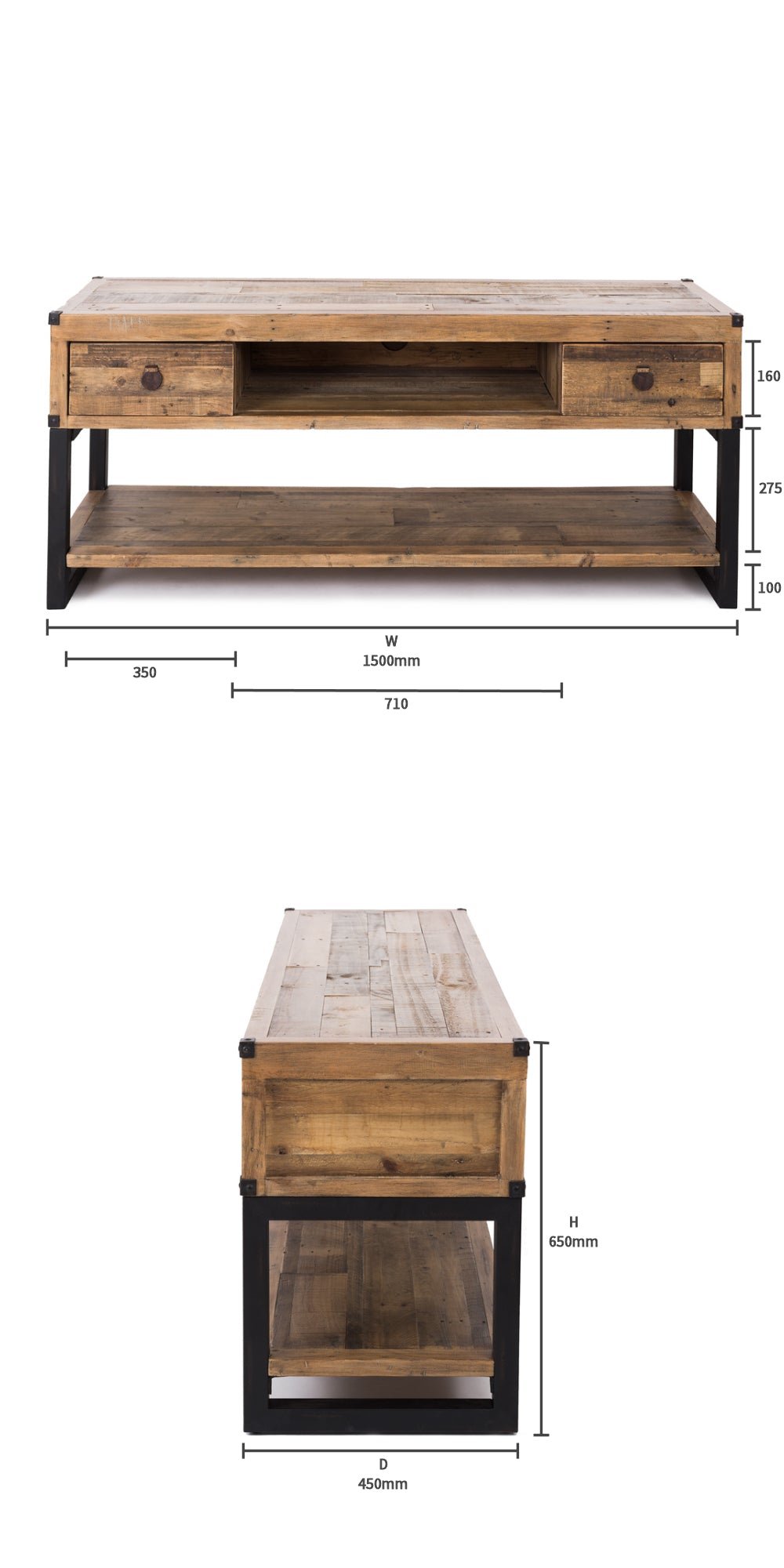 WOODENFORGE ENTERTAINMENT UNIT | TV CABINET
