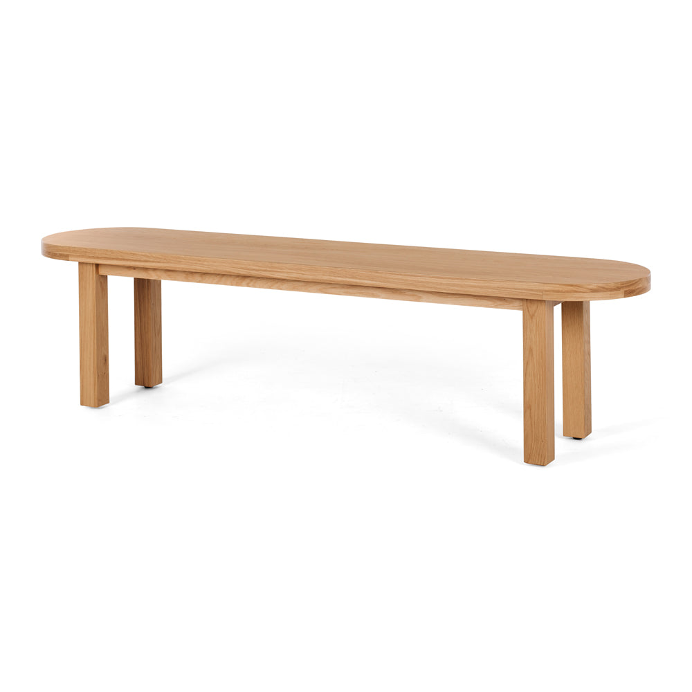 Arc Bench Seat | Natural Oak