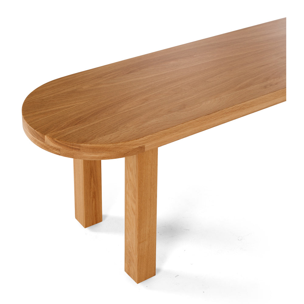 Arc Bench Seat | Natural Oak