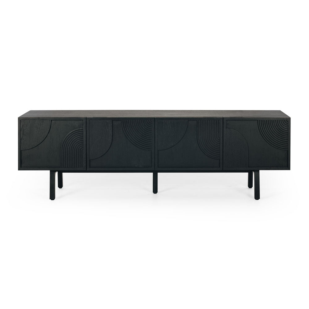 ARC OAK ENTERTAINMENT UNIT - BLACK OAK