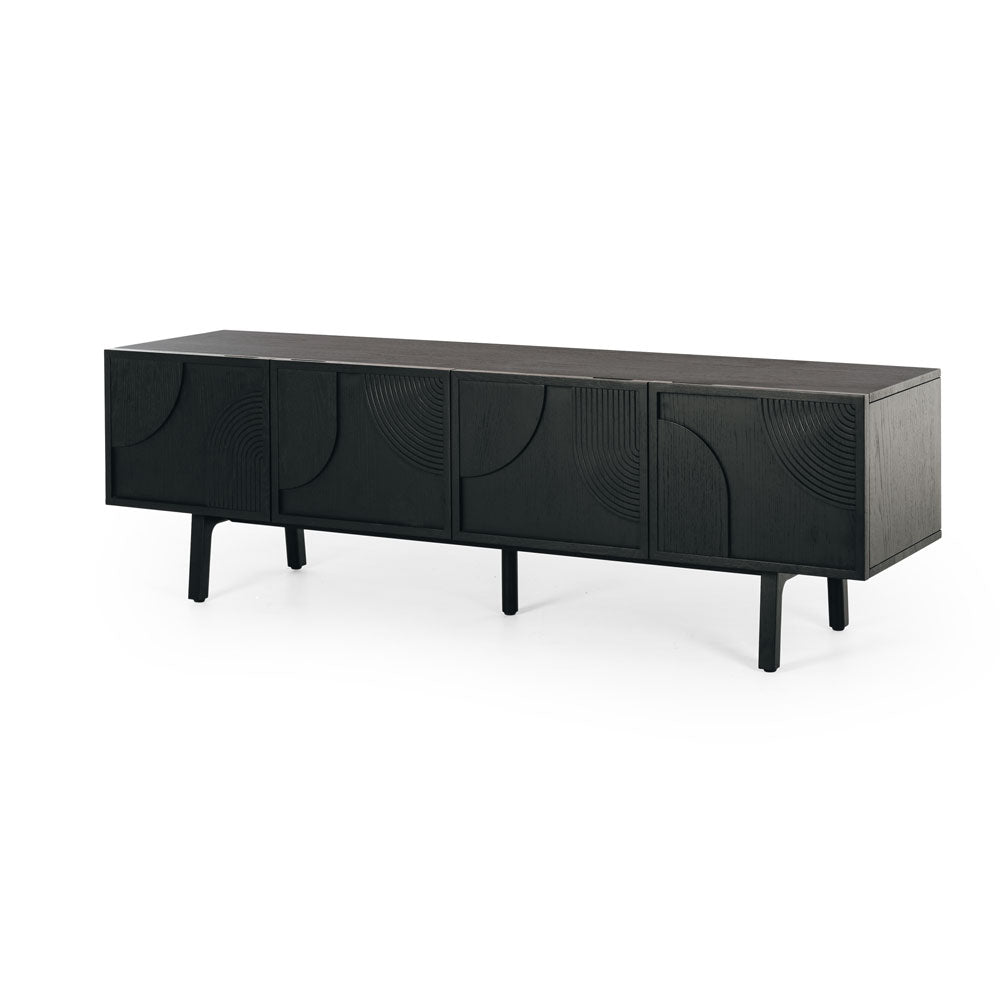 ARC OAK ENTERTAINMENT UNIT - BLACK OAK