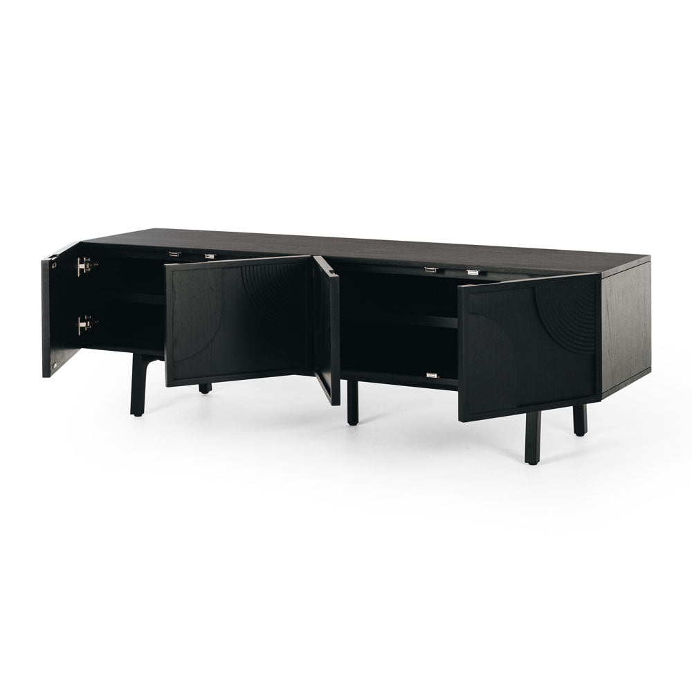 ARC OAK ENTERTAINMENT UNIT - BLACK OAK