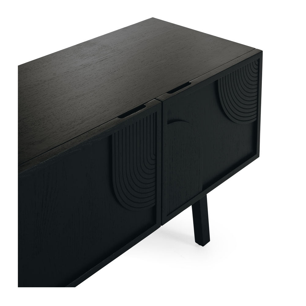 ARC OAK ENTERTAINMENT UNIT - BLACK OAK