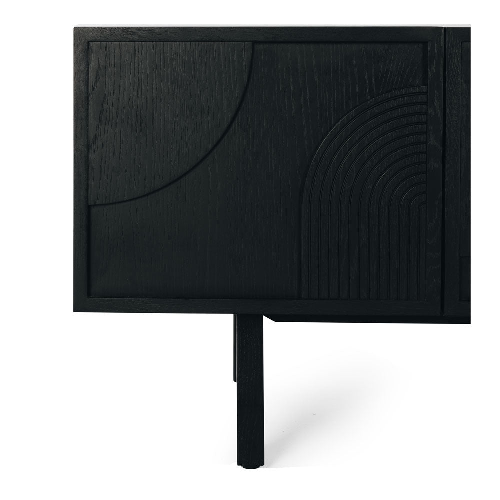 ARC OAK ENTERTAINMENT UNIT - BLACK OAK