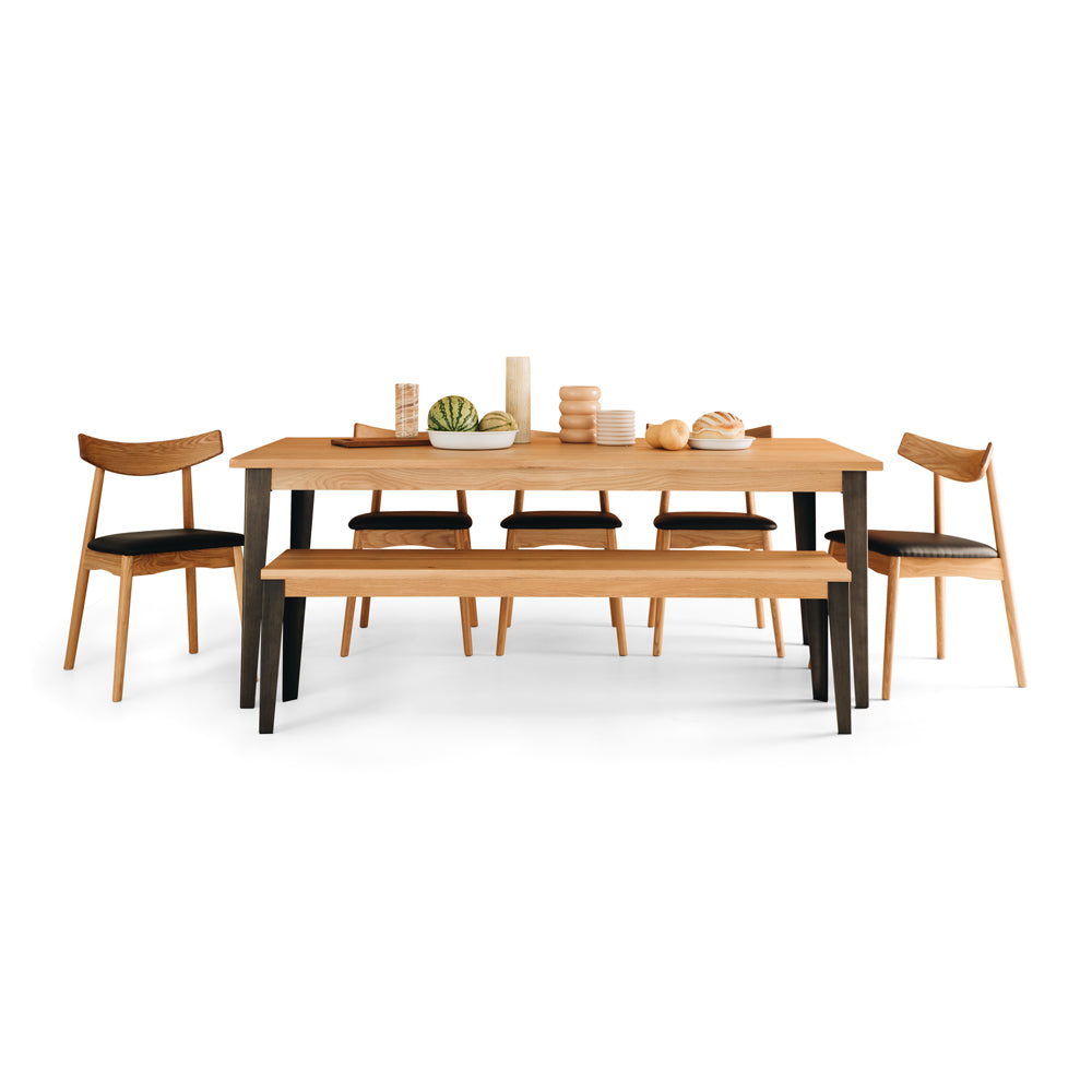 MANLY SOLID OAK DINING TABLE