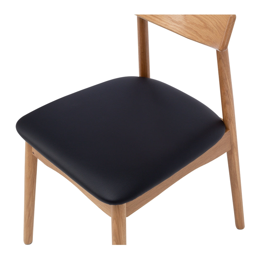 WAGNER SOLID OAK FRAME DINING CHAIR | NATURAL