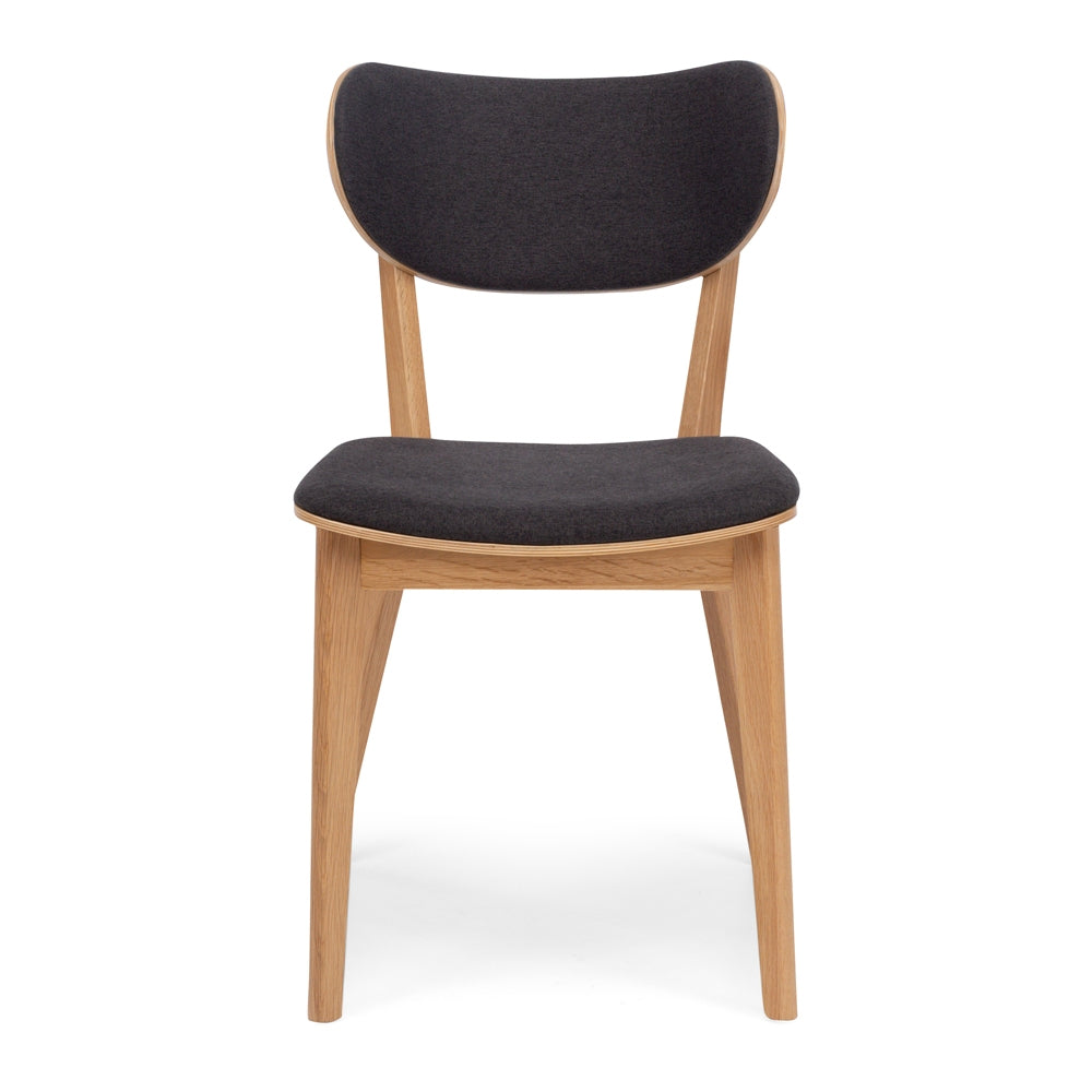 ZURICH DINING CHAIR | DARK GREY FABRIC