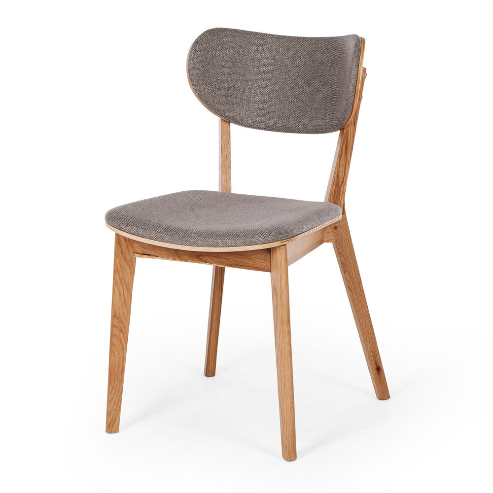 ZURICH DINING CHAIR | LIGHT GREY FABRIC