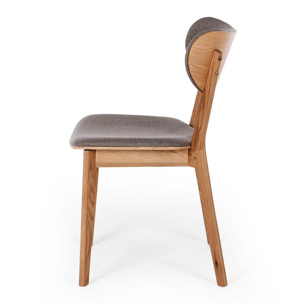 ZURICH DINING CHAIR | LIGHT GREY FABRIC