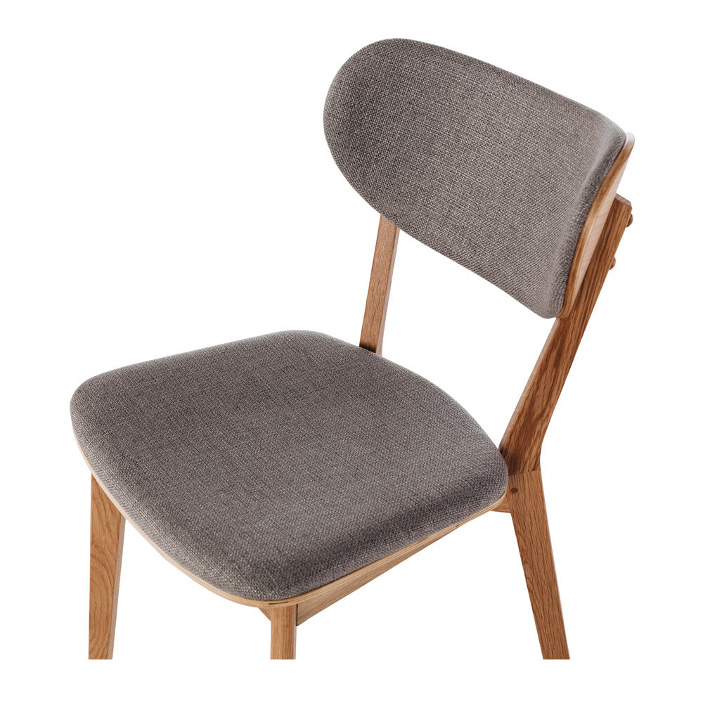 ZURICH DINING CHAIR | LIGHT GREY FABRIC