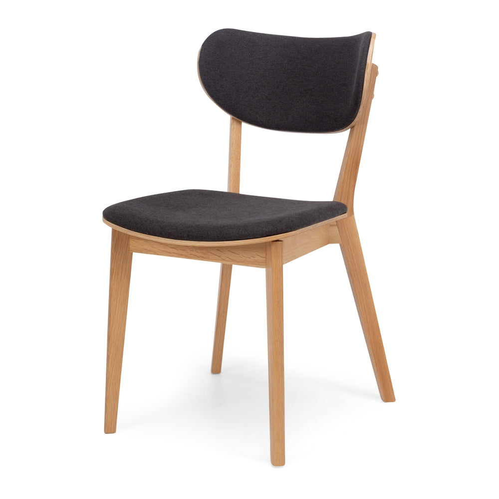 ZURICH DINING CHAIR | DARK GREY FABRIC