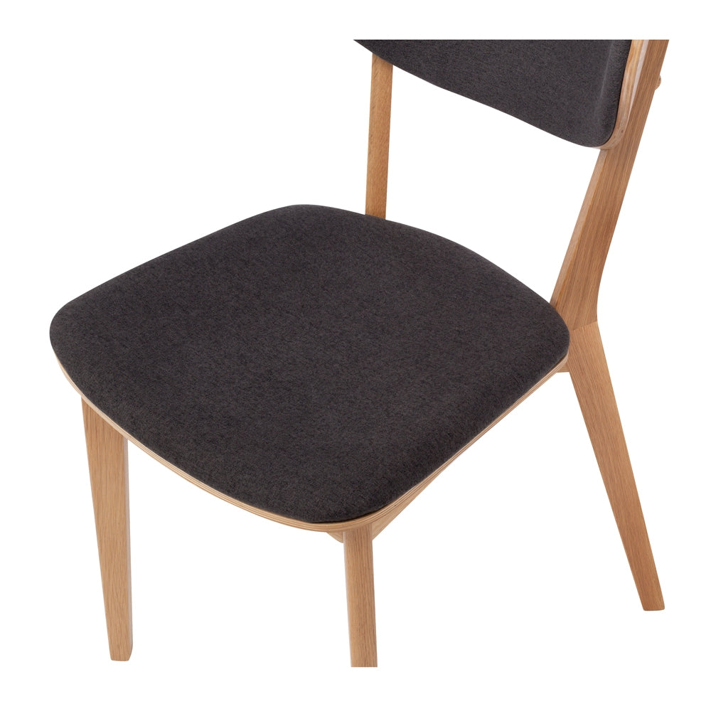 ZURICH DINING CHAIR | DARK GREY FABRIC