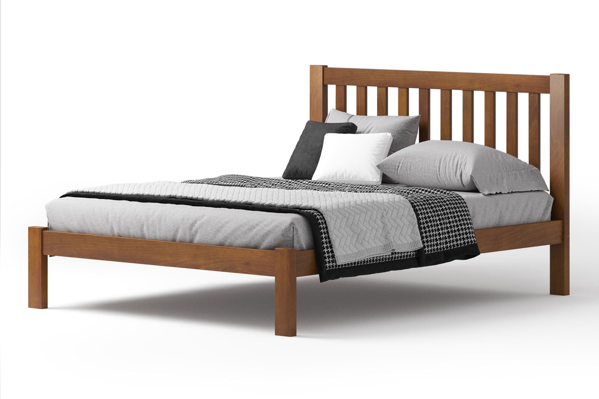 PORTLAND SLAT BED | ALL SIZES | SLATTED OR PANELED | NZ MADE