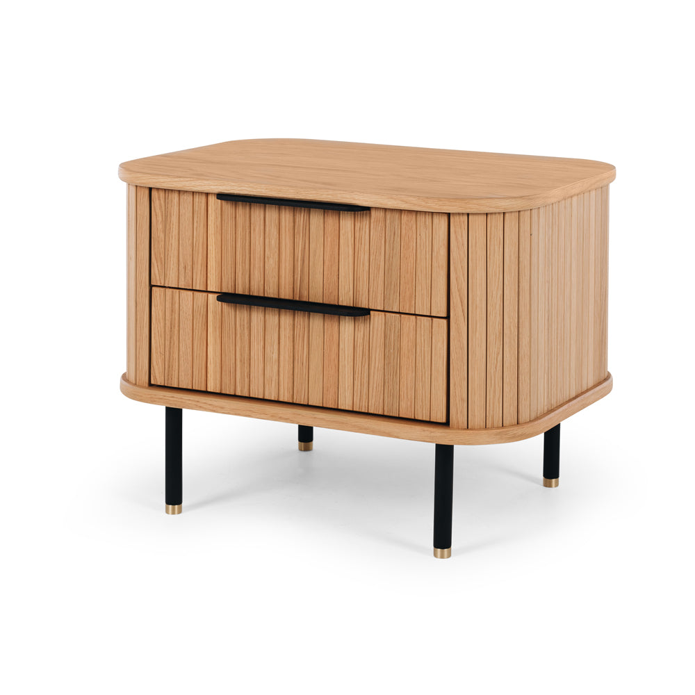 BRAVE BEDSIDE CABINET - NATURAL OAK