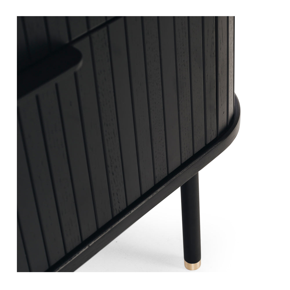 ANDERS 6 DRAWER LOWBOY - BLACK OAK