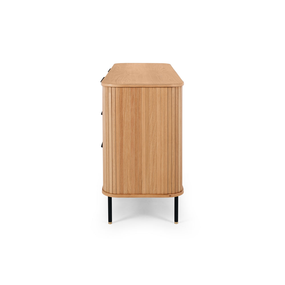 ANDERS 6 DRAWER DRESSER | LOWBOY - NATURAL OAK
